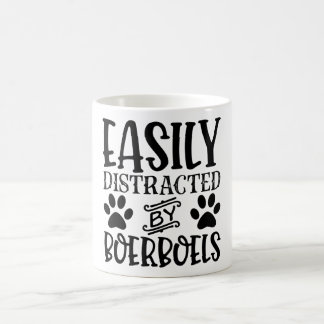 Leicht von Boerboels Funny Dog abgelenkt  Kaffeetasse