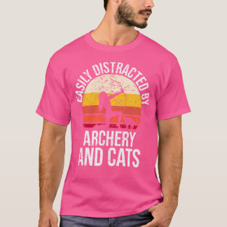 Leicht von Bogenschießen und Katzen-Bogenschießen T-Shirt