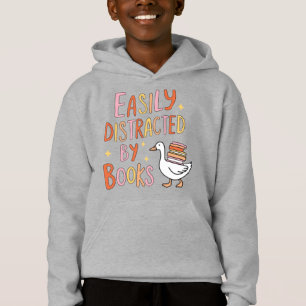 Leicht von Büchern abgelenkt Hoodie