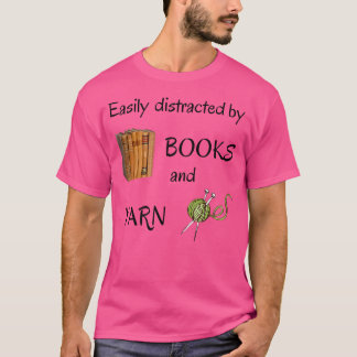 Leicht von Büchern und Garnen abgelenkt - buchen S T-Shirt