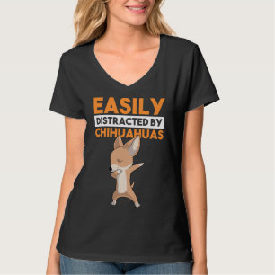 Leicht von Chihuahuas Funny Chihuahua Do abgelenkt T-Shirt