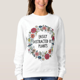 Leicht von den Pflanze entfernt Garten über der Ma Sweatshirt