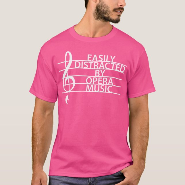 Leicht von der Oper Music Classic Music Lov abgele T-Shirt (Vorderseite)