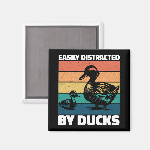 Leicht von Enten abgelenkt Coole landwirtschaftlic Magnet