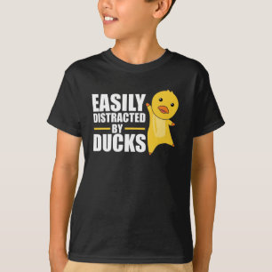 Leicht von Enten abgelenkt - Funny Duck T-Shirt