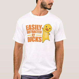 Leicht von Enten abgelenkt - Funny Duck T-Shirt
