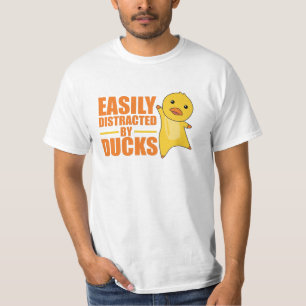 Leicht von Enten abgelenkt - Funny Duck T-Shirt