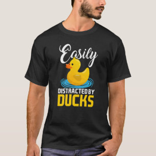 Leicht von Enten abgelenkt Niedliche Enten Outfit T-Shirt