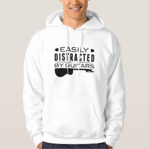 Leicht von Gitarren abgelenkt Hoodie
