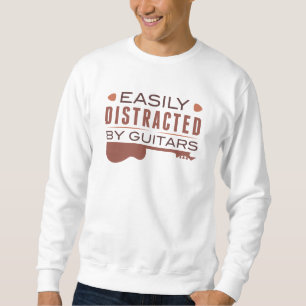 Leicht von Gitarren abgelenkt Sweatshirt