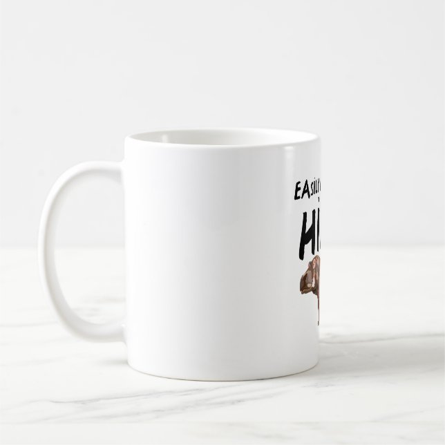 Leicht von Hippos abgelenkt Kaffeetasse (Links)