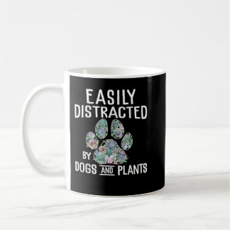 Leicht von Hunden und Pflanze Gardener Garde abgel Kaffeetasse