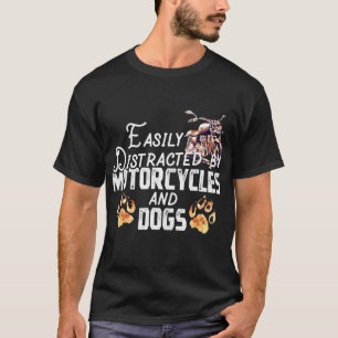 Leicht von Krafträdern und Hogs-Hemden abgelenkt T-Shirt