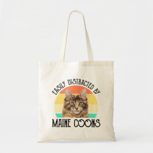 Leicht von Maine-Coons abgelenkt Tragetasche