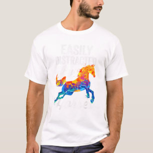 Leicht von Pferdegeschenken abgelenkt T-Shirt