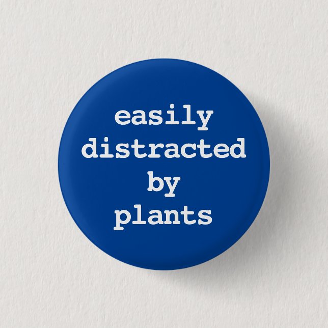 leicht von Pflanzen ablenkbare Typografie-Schaltfl Button (Vorderseite)
