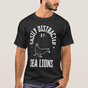 Leicht von Seelöwen abgelenkt, lustiger Seelöwe Lo T-Shirt