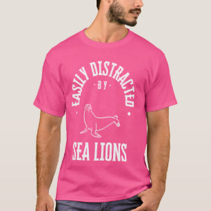 Leicht von Seelöwen abgelenkt, lustiger Seelöwe Lo T-Shirt