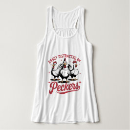 Leicht von Spechte abgelenkt Tank Top