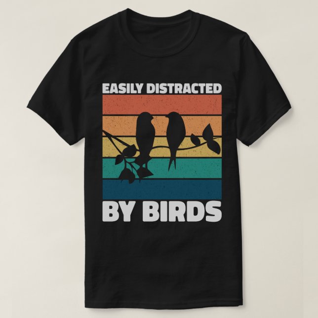 Leicht von Vögeln Niedliche Vögel Besitzer Funny a T-Shirt (Design vorne)