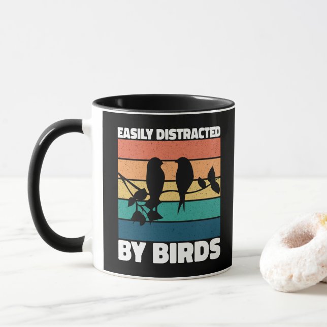 Leicht von Vögeln Niedliche Vögel Besitzer Funny a Tasse (Mit Donut)