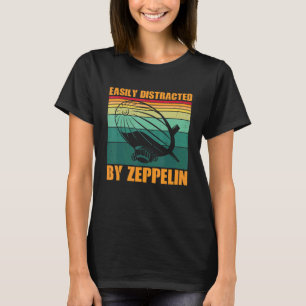 Leicht von Zeppelin abgelenkt schwindelerregende B T-Shirt