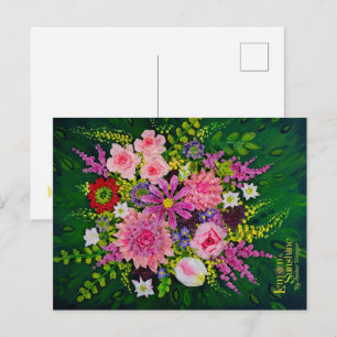 "Leicht wie eine Fee" Postkarte