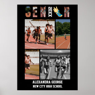 Leichtathletik-Abschlussfeier Seniorennacht Plakat