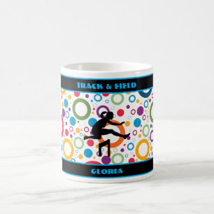 Leichtathletik Abstract    Kaffeetasse
