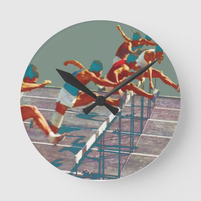Leichtathletik Hurdles Uhr (Vorderseite)