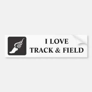 Leichtathletik-Ikone Autoaufkleber