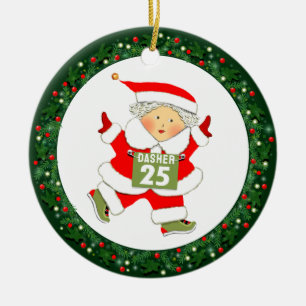 Leichtathletik Keramik Ornament