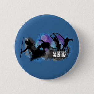 Leichtathletik-Knopf Button