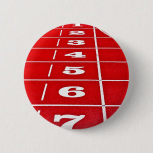 Leichtathletik-laufendes Bahn-Knopf-Abzeichen Button