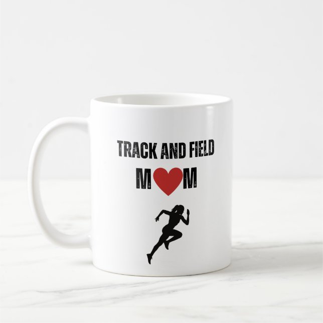 Leichtathletik-Mutter Kaffeetasse (Links)