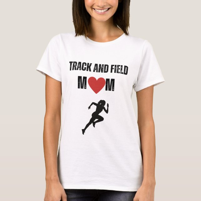 Leichtathletik-Mutter T-Shirt (Vorderseite)