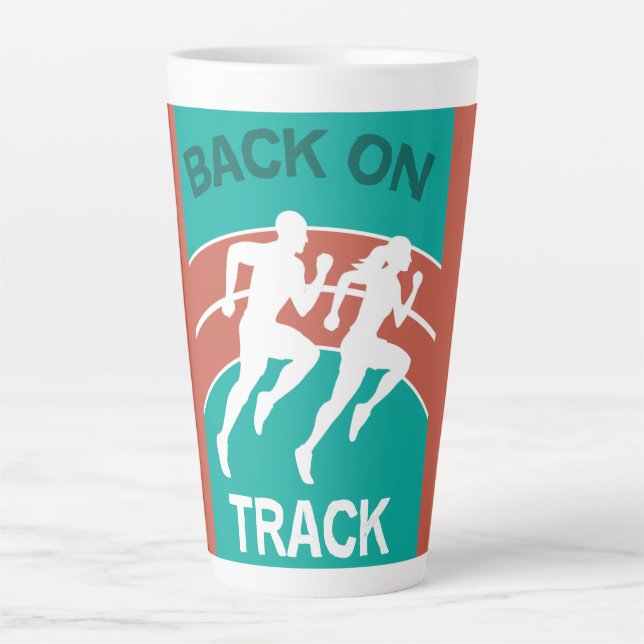 Leichtathletik-Schienennläufer | Leichtathlet | Ru Milchtasse (Vorderseite)