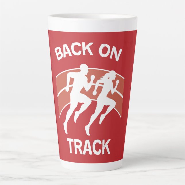 Leichtathletik-Schienennläufer | Leichtathlet | Ru Milchtasse (Vorderseite)