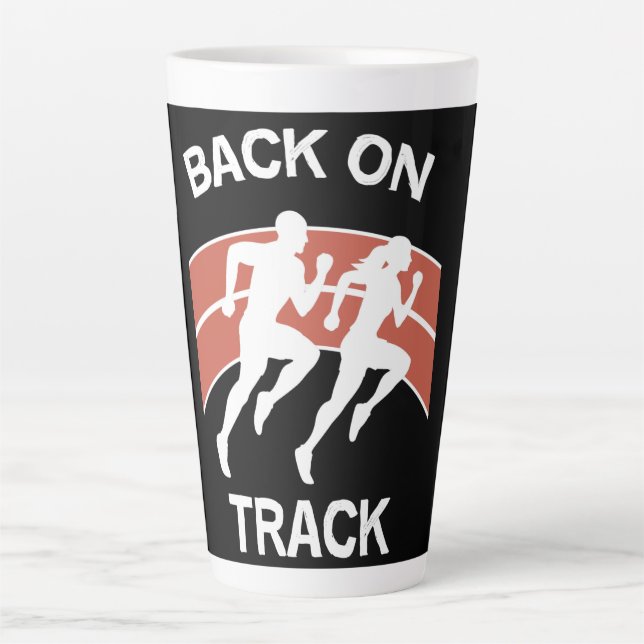 Leichtathletik-Schienennläufer | Leichtathlet | Ru Milchtasse (Vorderseite)