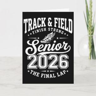 Leichtathletik-Senior 2026 Abschluss Cl von 2026 Karte