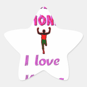 Leichtathletik-Weltmeisterschaften Kenia-Läufer: I Stern-Aufkleber