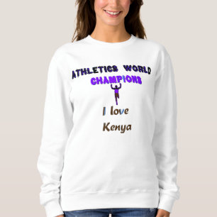 Leichtathletik-Weltmeisterschaften Kenia-Läufer: I Sweatshirt