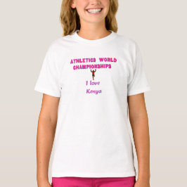 Leichtathletik-Weltmeisterschaften Kenia-Läufer: I T-Shirt