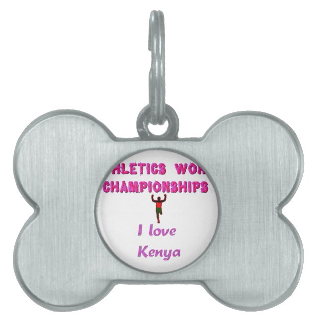 Leichtathletik-Weltmeisterschaften Kenia-Läufer: I Tiermarke (Vorderseite)