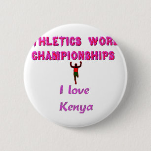 Leichtathletische Champions der Kenya World Button