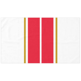 Leichtathletische, helle, breite rote Radstreifen Tischdecke