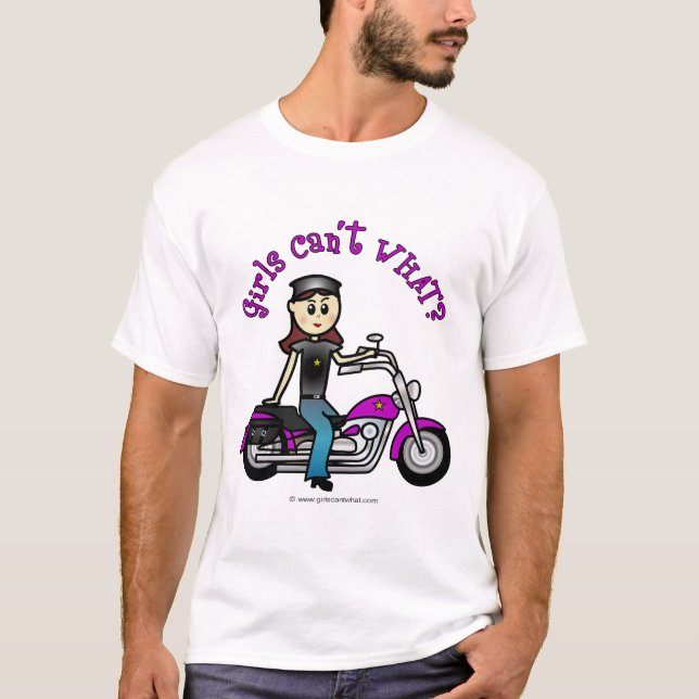 Leichtbikermädchen T-Shirt (Vorderseite)