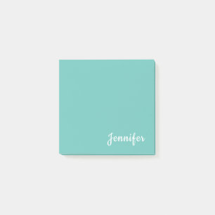 Leichte Aquamarine Trendy Moderne Minimalistische  Post-it Klebezettel