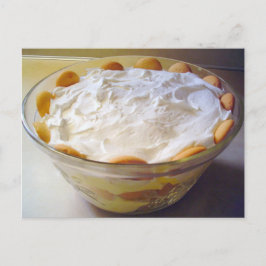 Leichte Bananenpudding-Rezept Postkarte
