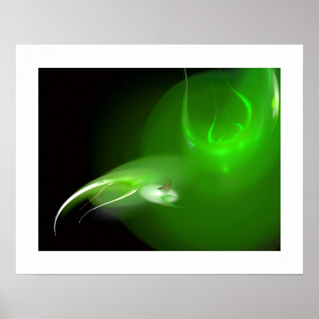 LEICHTE BIRD IN GRÜN POSTER (Vorne)